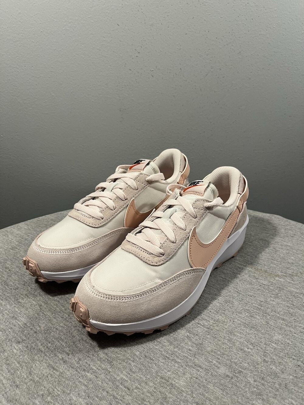Nike Waffle Debut Light Soft Pink White Casual Women's Shoe Size 8.5 DH9523-602